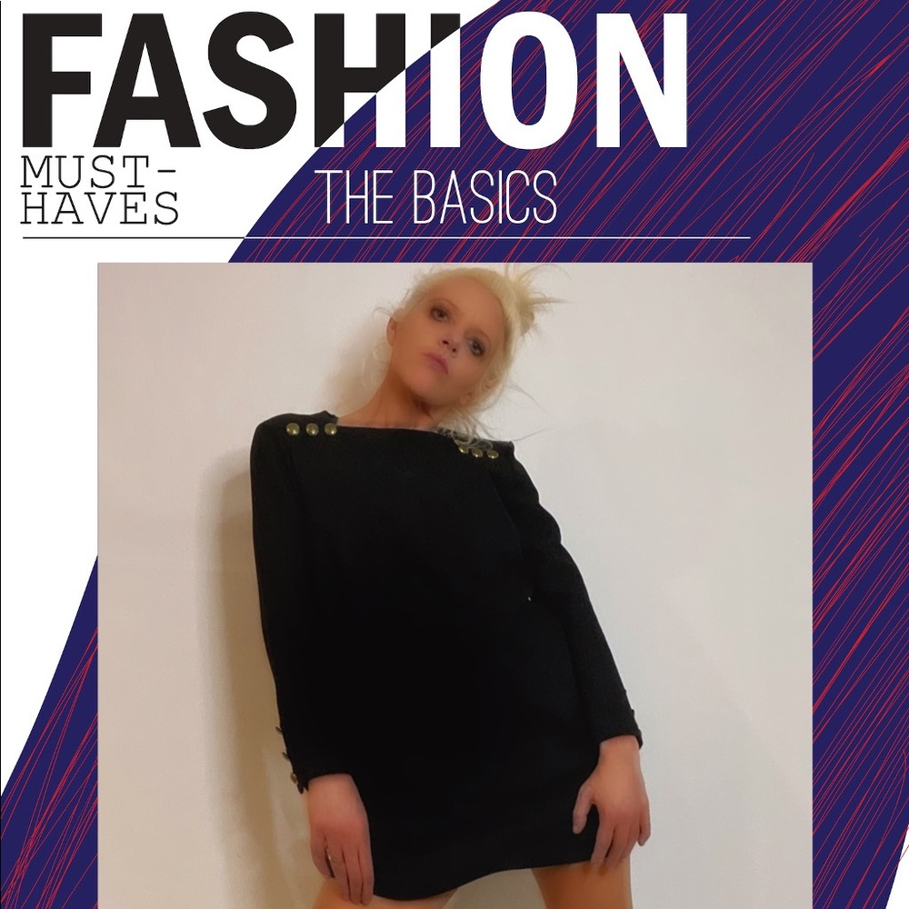 Zara black dress made in Morocco